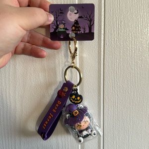 Baimao Dark Forest Halloween Cat Keychain